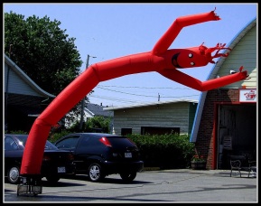 car dealership balloon